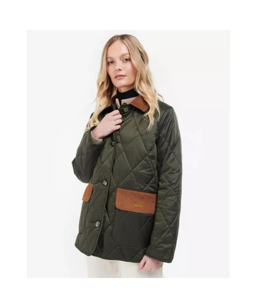 Barbour Bragar Quilt Dames | Olive