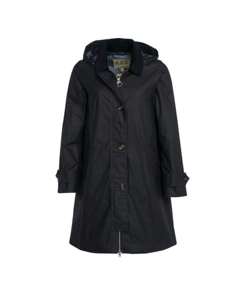 Barbour Darla Wax Jacket Dames | Navy Blauw