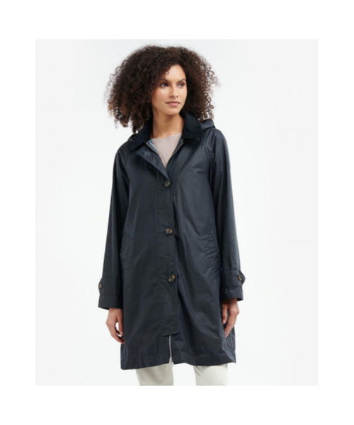 Barbour Darla Wax Jacket Dames | Navy Blauw