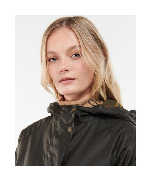 Barbour Arley Wax Jacket Dames | Olive