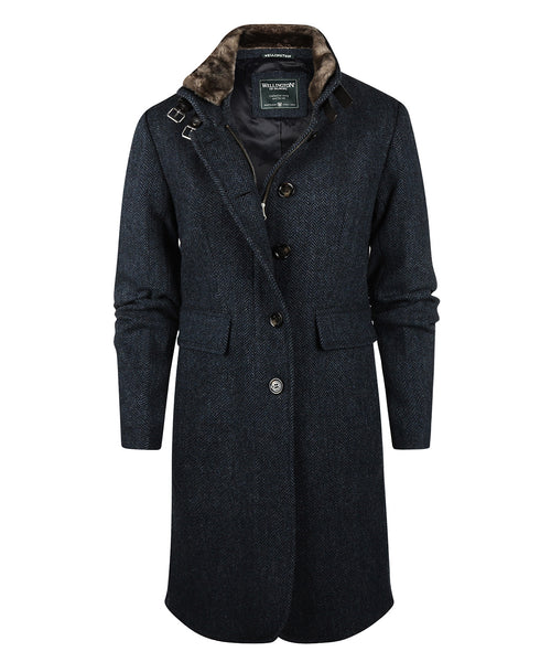 Tweed Jas Dames | Blauw