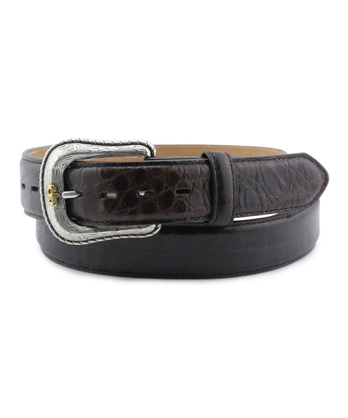 Stetson Belt Embossed Leather | Brown