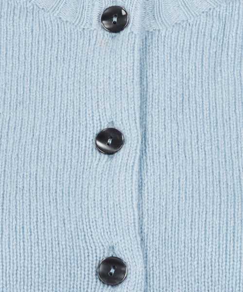 Harley of Scotland Women's Button Cardigan | Blue
