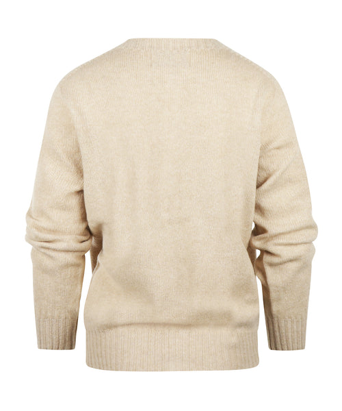 Harley of Scotland Women's Button Cardigan | Beige