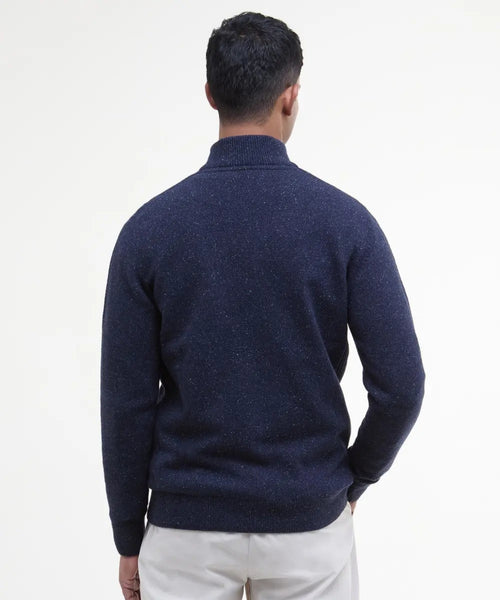 Tisbury High Zip Sweater | Navy Blue