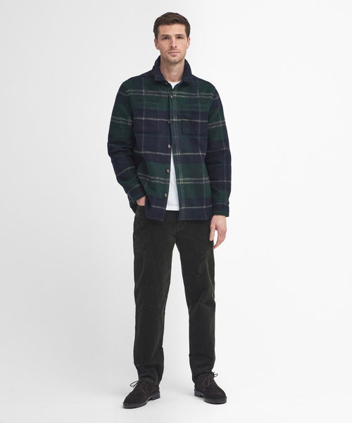 Barbour Chapter Tailored Check Overshirt | Green