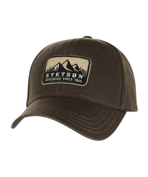 Stetson Baseball Cap Waxed Cotton | Bruin