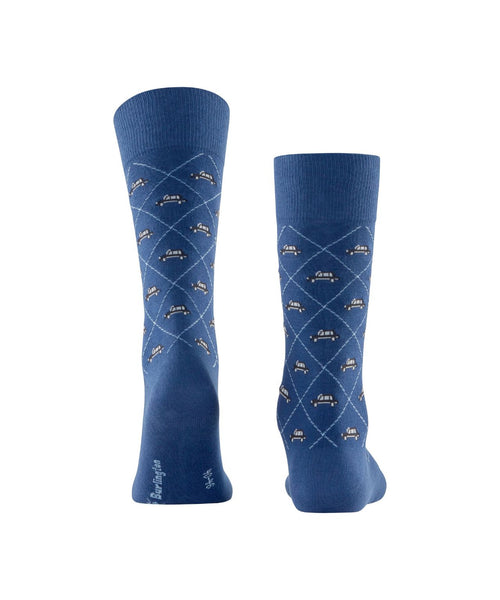 Burlington Socks Black Cab | Blue