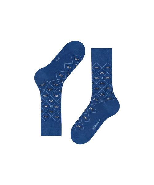 Burlington Socks Black Cab | Blue