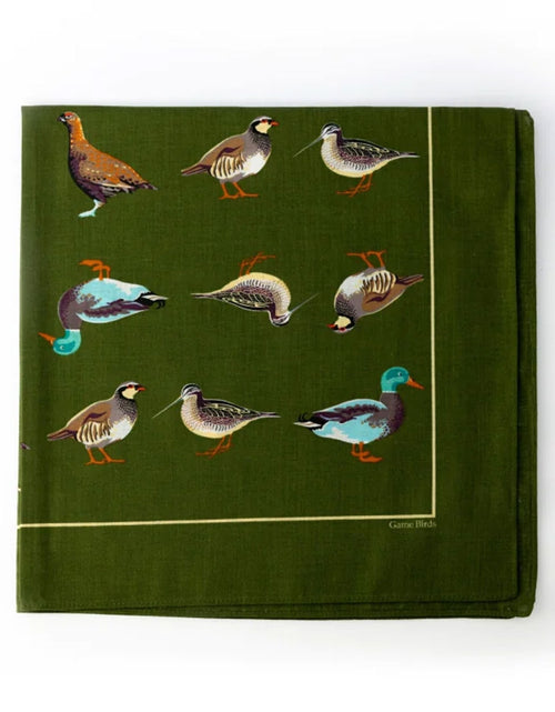 Zakdoek Birds | Groen