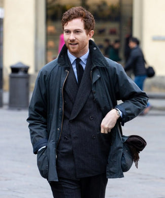 Waxed jacket Beaufort | Navy Blue